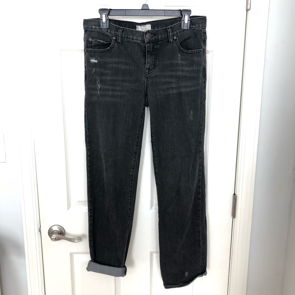 Free People Distressed Boyfriend Jean